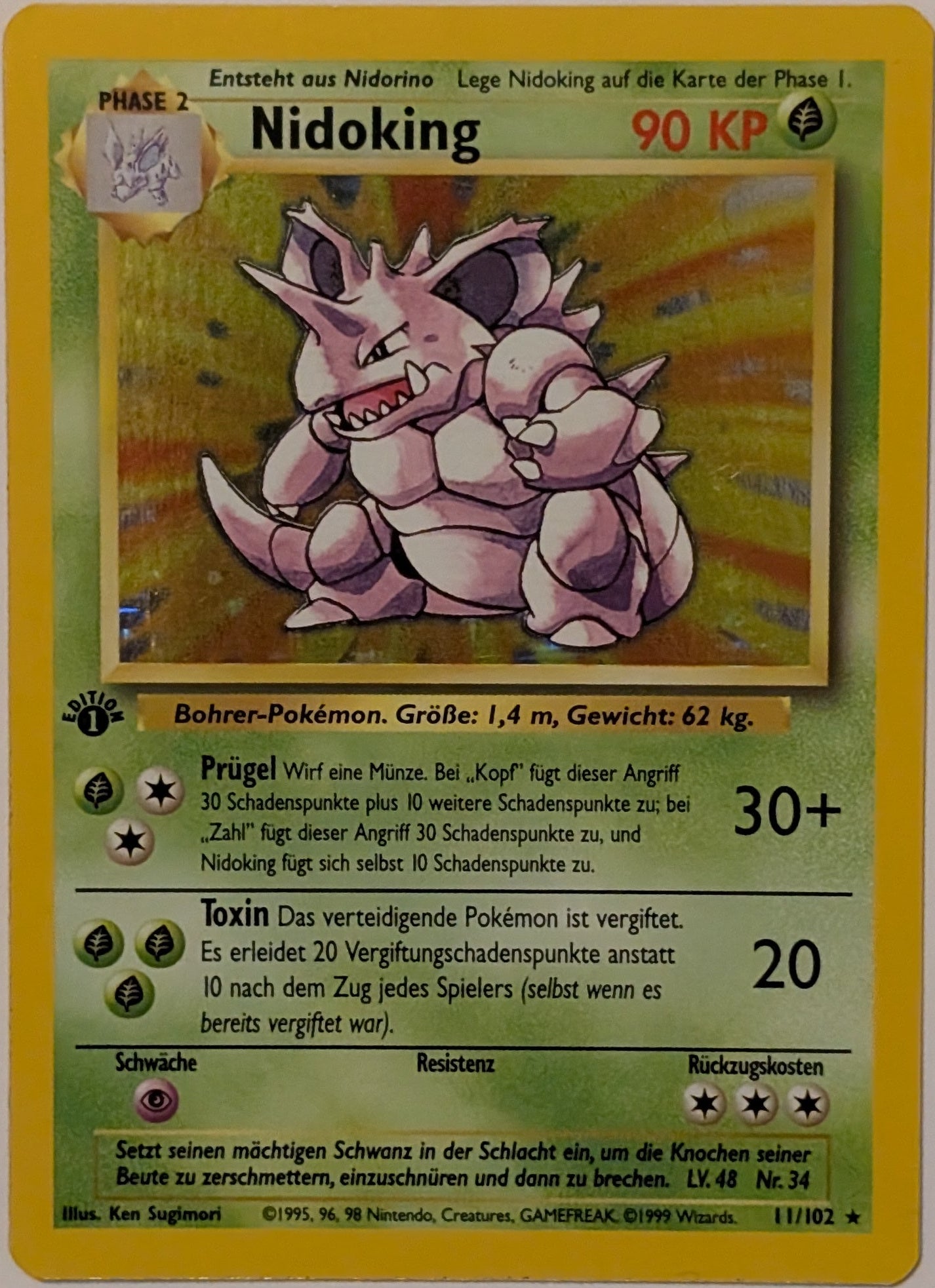Nidoking (BS 11) 1.Edition DE